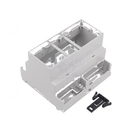 Carcasă pentru şină DIN Y: 90mm X: 106mm Z: 58mm - PPO Nr.mod: 6 - Carcasă pentru şină DIN 90x106x58 mm | Electronic-mag.ro | Componente Electronice