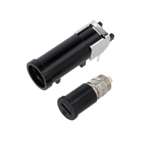 Clemă siguranţe cilindrice termoplast 16A | Electronic-mag.ro | Componente Electronice