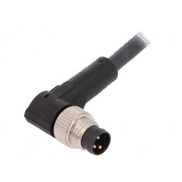 Cablu de conectare M8 PIN: 3 în unghi 2m | Electronic-mag.ro | Componente Electronice