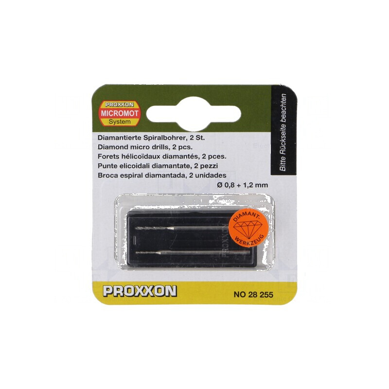 Set de burghie cu acoperire diamant, Ø: 0.8mm, 1.2mm, Ø: 2.35mm | Electronic-mag.ro | Componente Electronice Set de burghie cu acoperire diamant, Ø: 0.8mm, 1.2mm, Ø: 2.35mm | Electronic-mag.ro | Componente Electronice