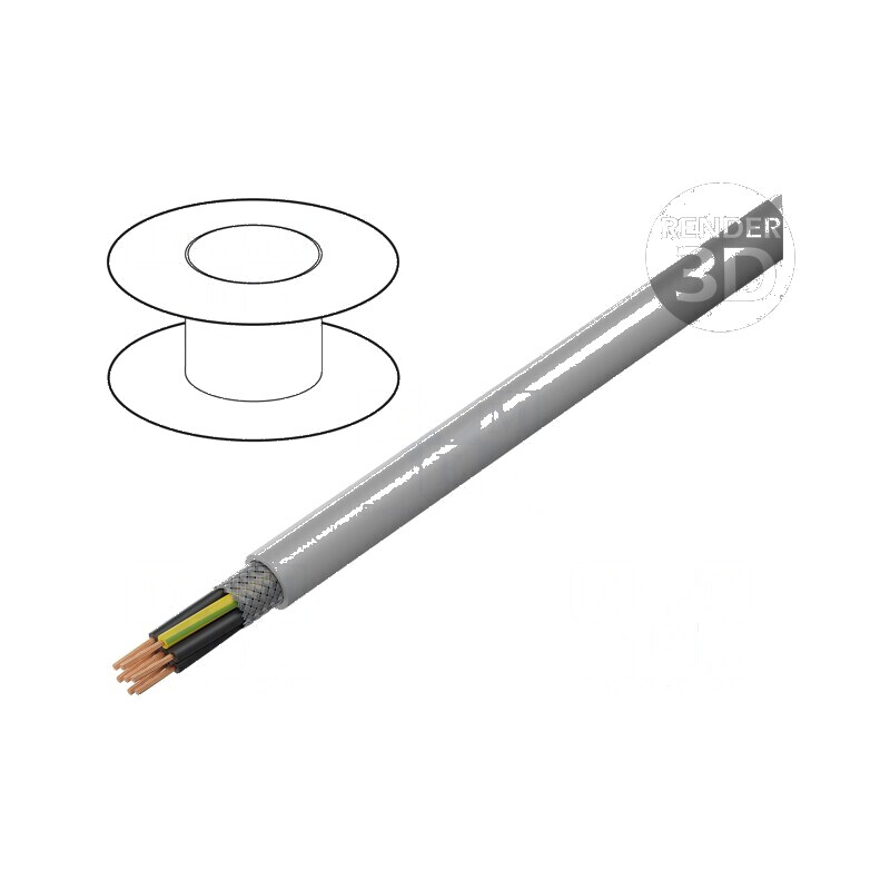 Cablu ÖLFLEX® 150CY PVC gri 7G2,5mm2 - 300V, 500V | Electronic-mag.ro | Componente Electronice Cablu ÖLFLEX® 150CY PVC gri 7G2,5mm2 - 300V, 500V | Electronic-mag.ro | Componente Electronice