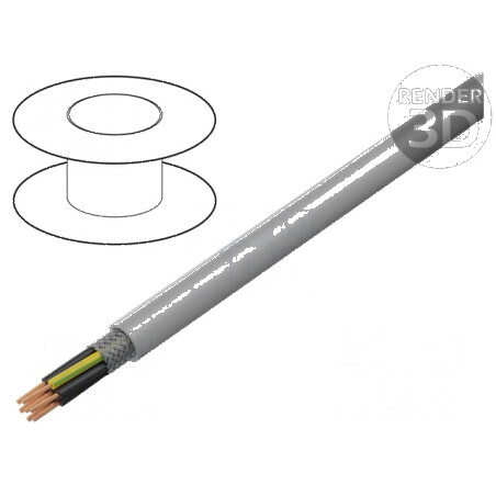 Cablu ÖLFLEX® 150CY PVC gri 7G2,5mm2 - 300V, 500V | Electronic-mag.ro | Componente Electronice
