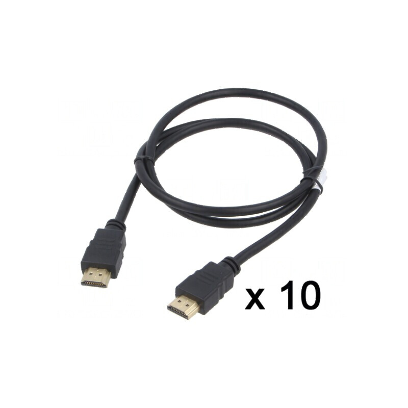 Cablu HDMI 1m negru | Electronic-mag.ro | Componente Electronice