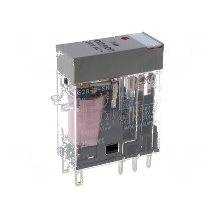 Releu electromagnetic DPDT - 12VAC - 5A | Electronic-mag.ro | Componente Electronice