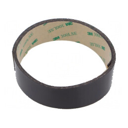 Bandă magnetică maro - 25mm x 1m x 0,84mm | Electronic-mag.ro | Componente Electronice