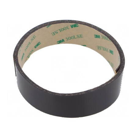 Bandă magnetică maro - 25mm x 1m x 0,84mm | Electronic-mag.ro | Componente Electronice
