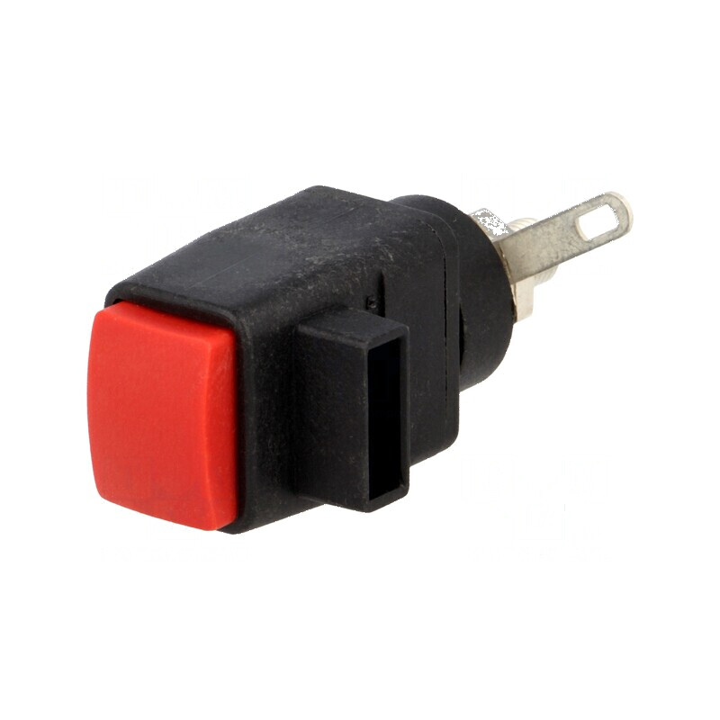Clemă de laborator roşie 60VDC 16A 30,5mm | Electronic-mag.ro | Componente Electronice