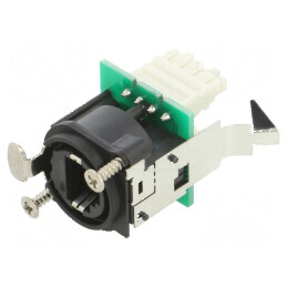 Ethercon Chassis Connector V IDC-110 Adapter | Electronic-mag.ro | Componente Electronice