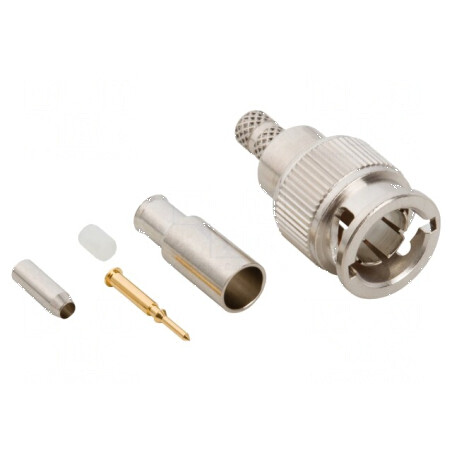Conector Mini BNC mufă tată drept 75Ω | Electronic-mag.ro | Componente Electronice