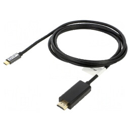 Adaptor USB-C HDMI 1,8m negru | Electronic-mag.ro | Componente Electronice