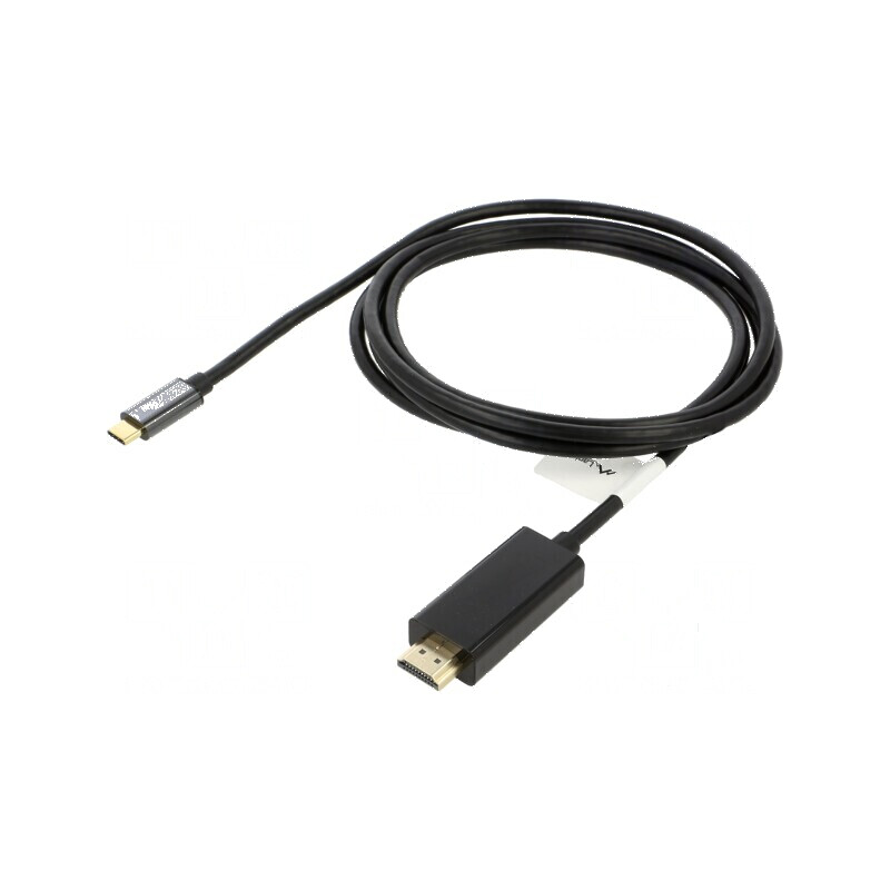 Adaptor USB-C HDMI 1,8m negru | Electronic-mag.ro | Componente Electronice