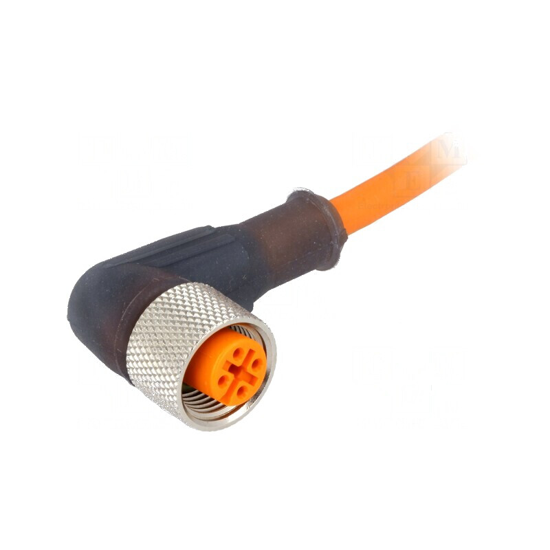 Cablu de conectare M12 PIN: 3 unghi 5m | Electronic-mag.ro | Componente Electronice