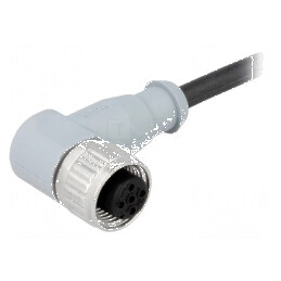 Conector: M12 mufă PIN: 4 mamă cod A-DeviceNet / CANopen 3m - Conector M12 PIN 4 mamă 3m | Electronic-mag.ro | Componente Electronice