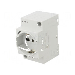 Conector AC gri PIN: 3 IP20 | Electronic-mag.ro | Componente Electronice