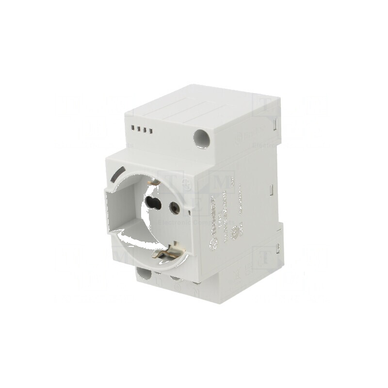 Conector AC gri PIN: 3 IP20 | Electronic-mag.ro | Componente Electronice