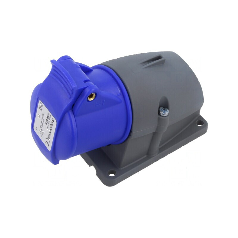 Conector AC trifazat 16A 250VAC IP44 | Electronic-mag.ro | Componente Electronice
