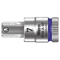 Cheie imbus tubulară HEX 7mm 1/4 28mm Zyklop | Electronic-mag.ro | Componente Electronice