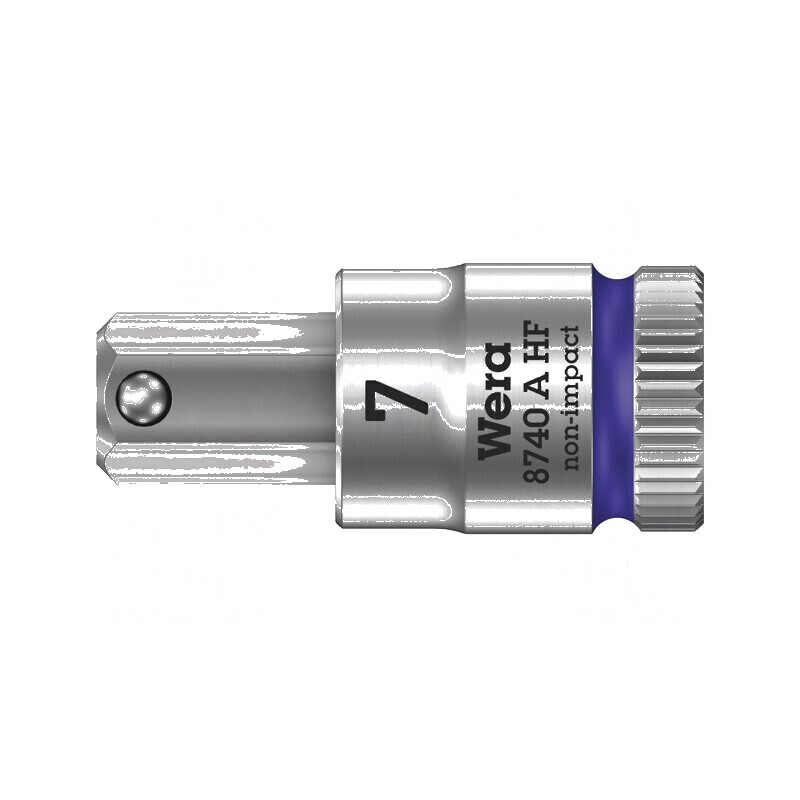 Cheie imbus tubulară HEX 7mm 1/4 28mm Zyklop | Electronic-mag.ro | Componente Electronice