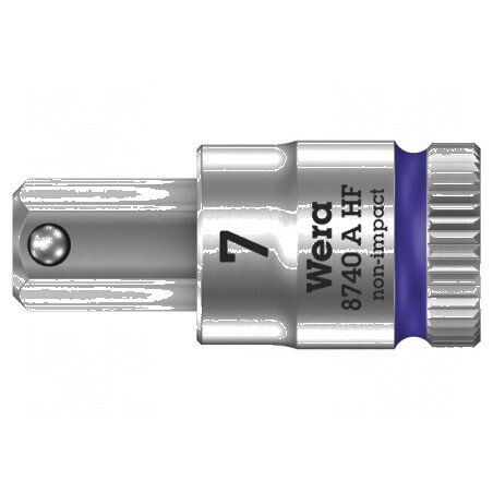 Cheie imbus tubulară HEX 7mm 1/4 28mm Zyklop | Electronic-mag.ro | Componente Electronice
