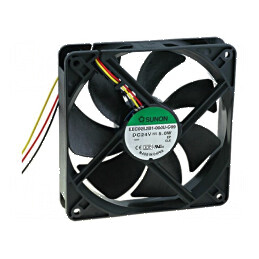 Ventilator DC axial 24VDC 120x120x25mm 183,83m3/h 44,5dBA | Electronic-mag.ro | Componente Electronice