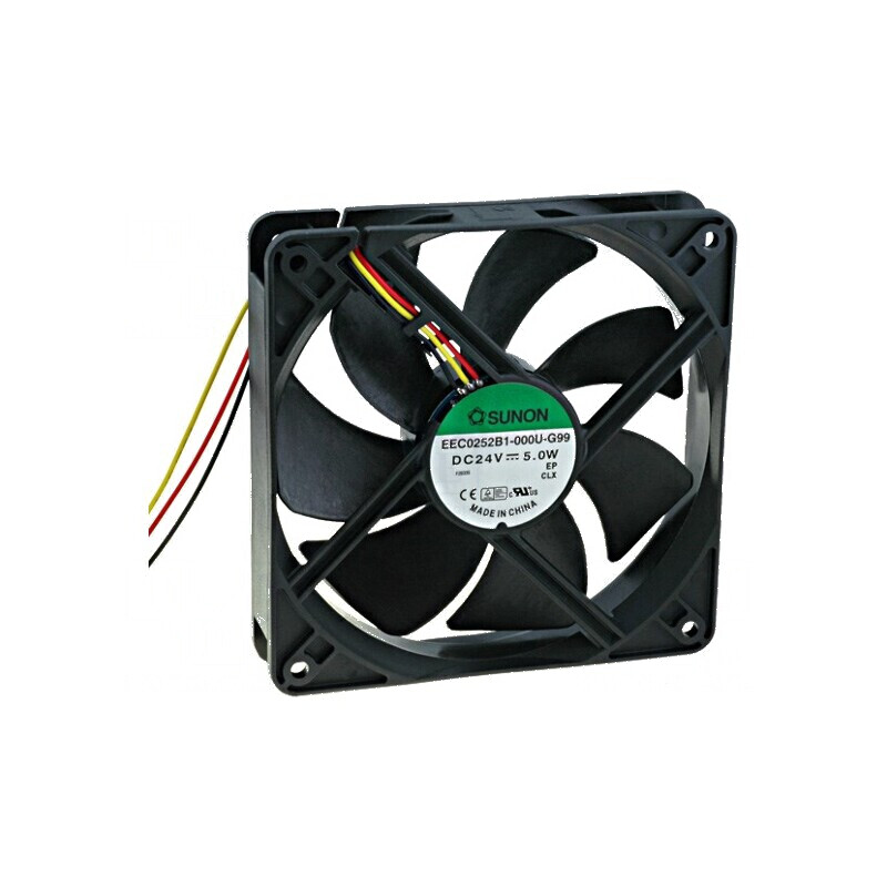 Ventilator DC axial 24VDC 120x120x25mm 183,83m3/h 44,5dBA | Electronic-mag.ro | Componente Electronice
