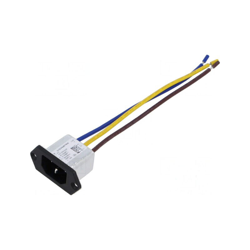 Conector de alimentare AC 10A 250VAC IEC 60320 | Electronic-mag.ro | Componente Electronice