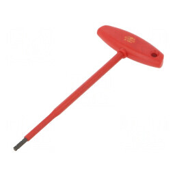 Cheie imbus HEX 4mm - Lungime totala 176mm - Lungime element de lucru 150mm | Electronic-mag.ro | Componente Electronice