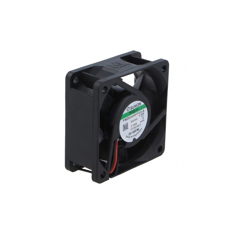 Ventilator axial DC 24VDC 60x60x25mm 49,27m3/h 37dBA Vapo | Electronic-mag.ro | Componente Electronice