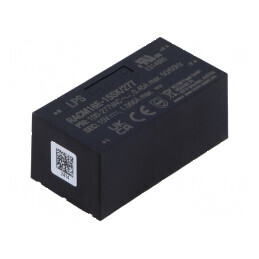 Convertor AC/DC 16W 85÷305VAC Uieş: 15VDC Iieş: 1066mA 85% - Sursa de alimentare universala | Electronic-mag.ro | Componente Electronice
