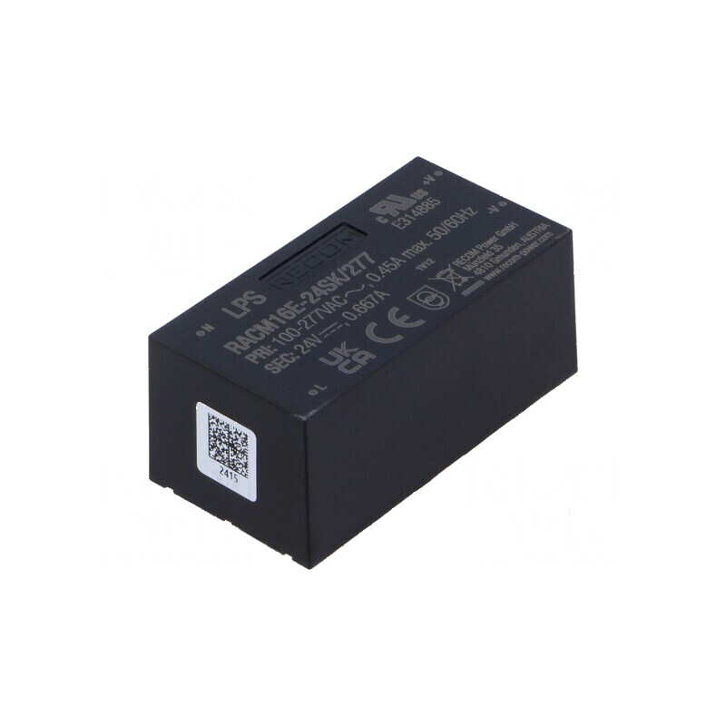 Convertor de tensiune AC/DC 16W 24V 667mA | Electronic-mag.ro | Componente Electronice