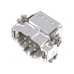 Conector EPIC H-BE PIN: 6 6 PE - Inserturi de contact tată | Electronic-mag.ro | Componente Electronice