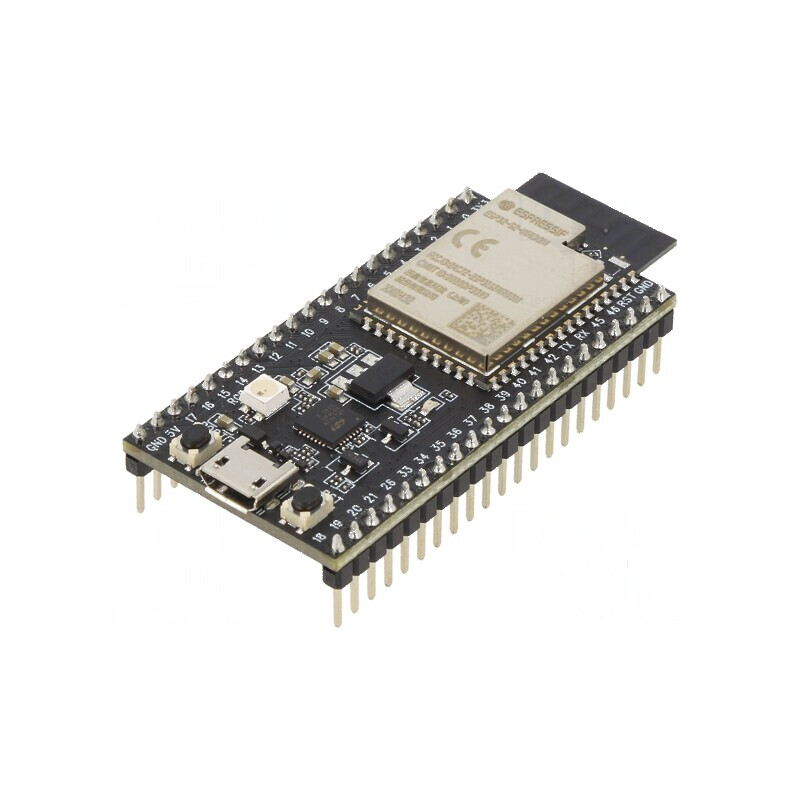 Kituri dezv: WiFi placă prototip Comp: ESP32-S2-WROOM 0-70°C - Placă de dezvoltare WiFi ESP32-S2-WROOM | Electronic-mag.ro | Componente Electronice