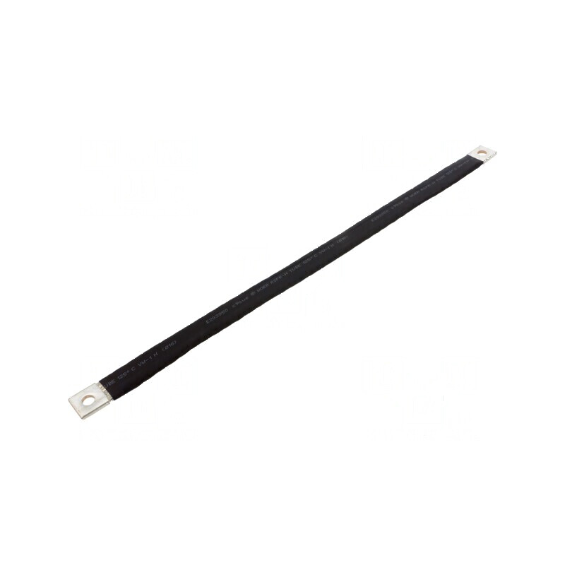 Banda de împământare izolată 25mm2 - Ø1: 9mm Ø2: 9mm | Electronic-mag.ro | Componente Electronice