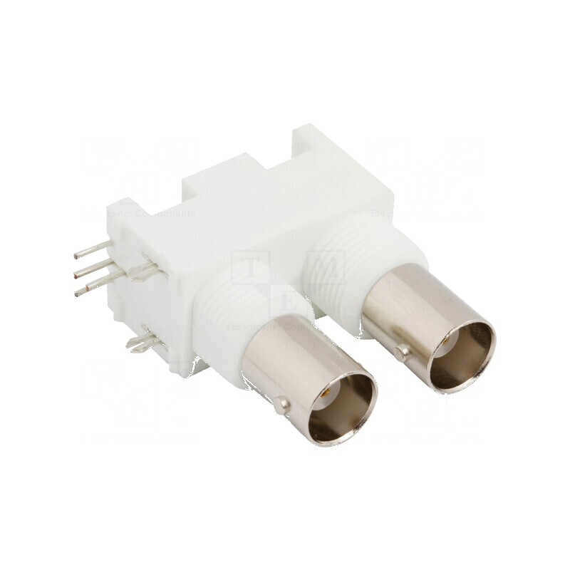 Conector BNC unghi 90° 50Ω THT | Electronic-mag.ro | Componente Electronice