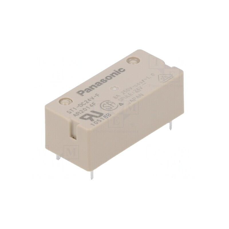 Releu electromagnetic cu două poziții Ubobină 24VDC | Electronic-mag.ro | Componente Electronice