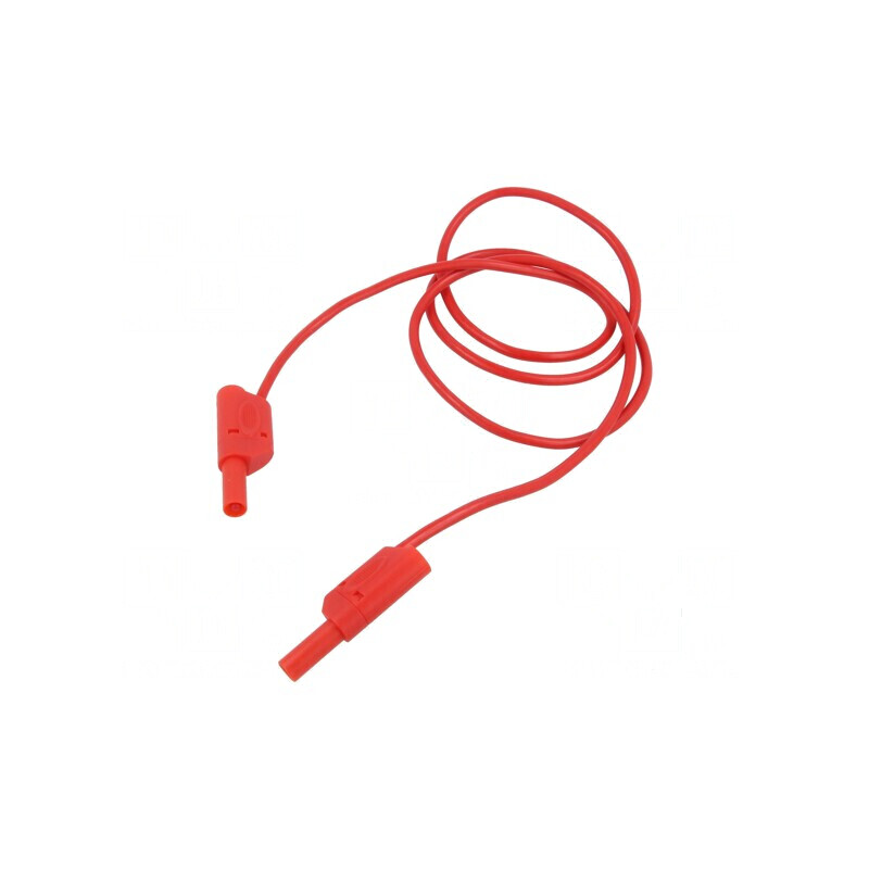 Cablu de măsurare cu mufă banană 4 mm 32A din ambele părţi | Electronic-mag.ro | Componente Electronice
