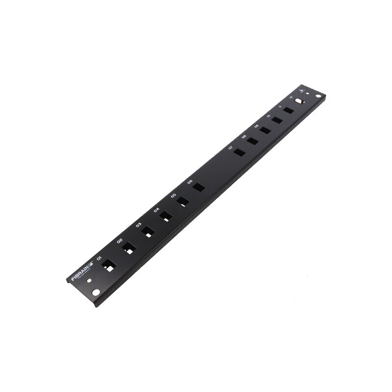 Panou frontal 1U negru | Electronic-mag.ro | Componente Electronice