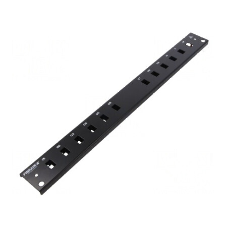 Panou frontal 1U negru | Electronic-mag.ro | Componente Electronice