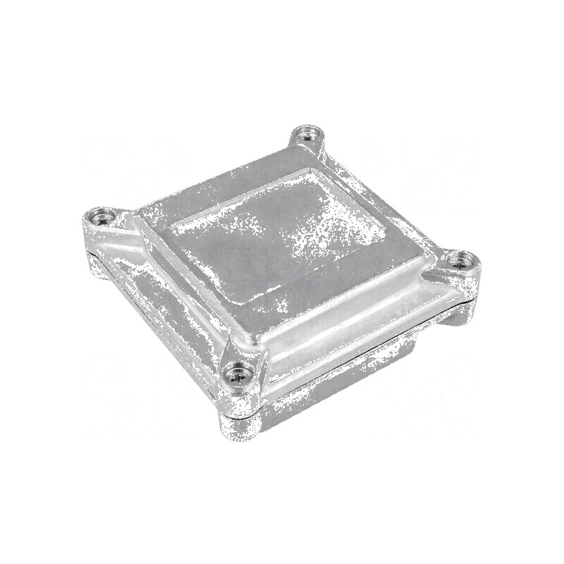Carcasă universală din aluminiu natural - dimensiuni 96mm x 96mm x 45mm | Electronic-mag.ro | Componente Electronice