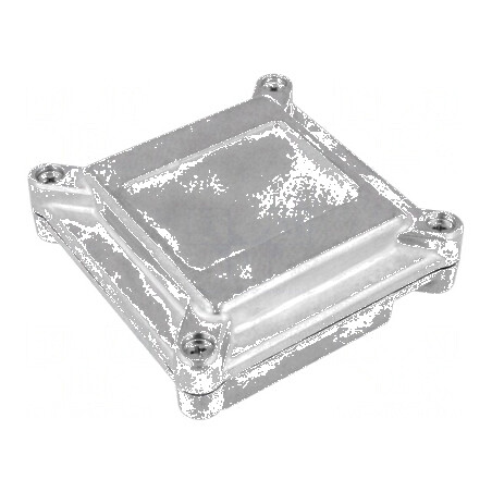 Carcasă universală din aluminiu natural - dimensiuni 96mm x 96mm x 45mm | Electronic-mag.ro | Componente Electronice