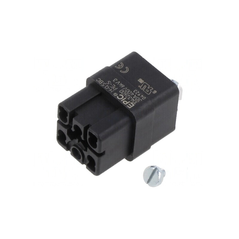 Conector EPIC H-Q PIN 6 5 PE - Inserturi de contact mamă | Electronic-mag.ro | Componente Electronice