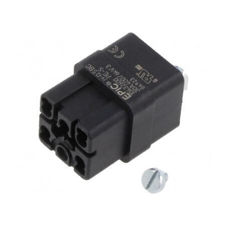 Conector EPIC H-Q PIN 6 5 PE - Inserturi de contact mamă | Electronic-mag.ro | Componente Electronice