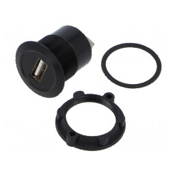 Adaptor USB A la USB B, USB 2.0 - Filet M22 1÷10mm | Electronic-mag.ro | Componente Electronice
