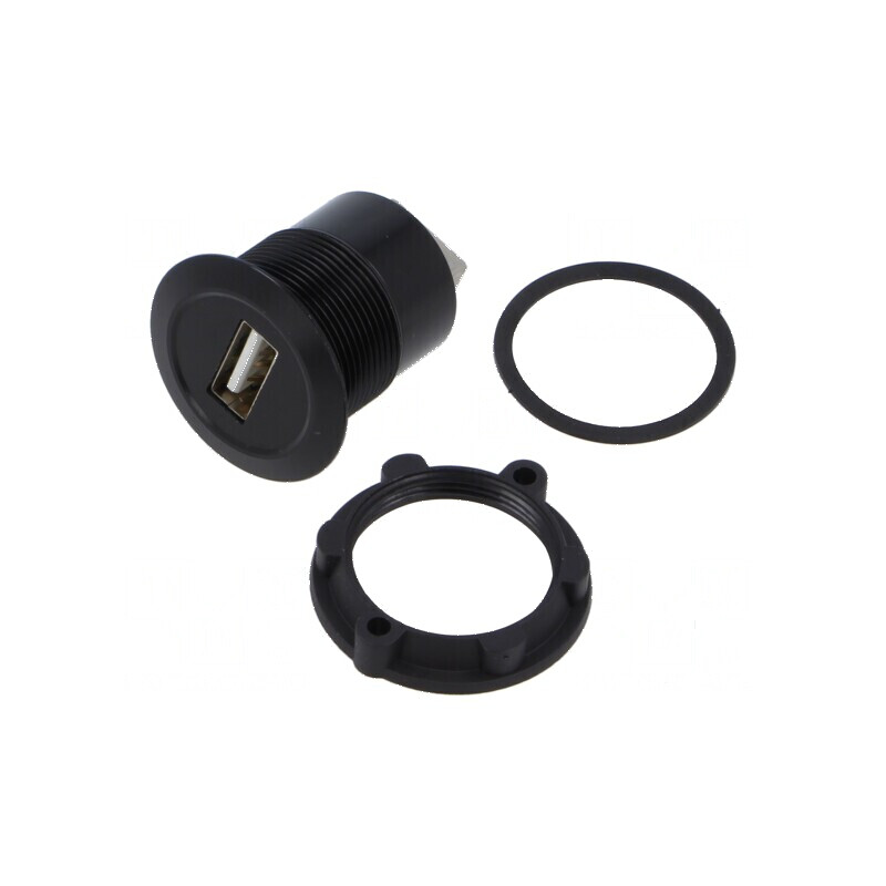 Adaptor USB A la USB B, USB 2.0 - Filet M22 1÷10mm | Electronic-mag.ro | Componente Electronice