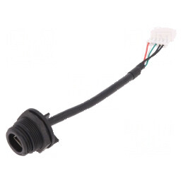 Cablu USB mini IP68 0,107m | Electronic-mag.ro | Componente Electronice