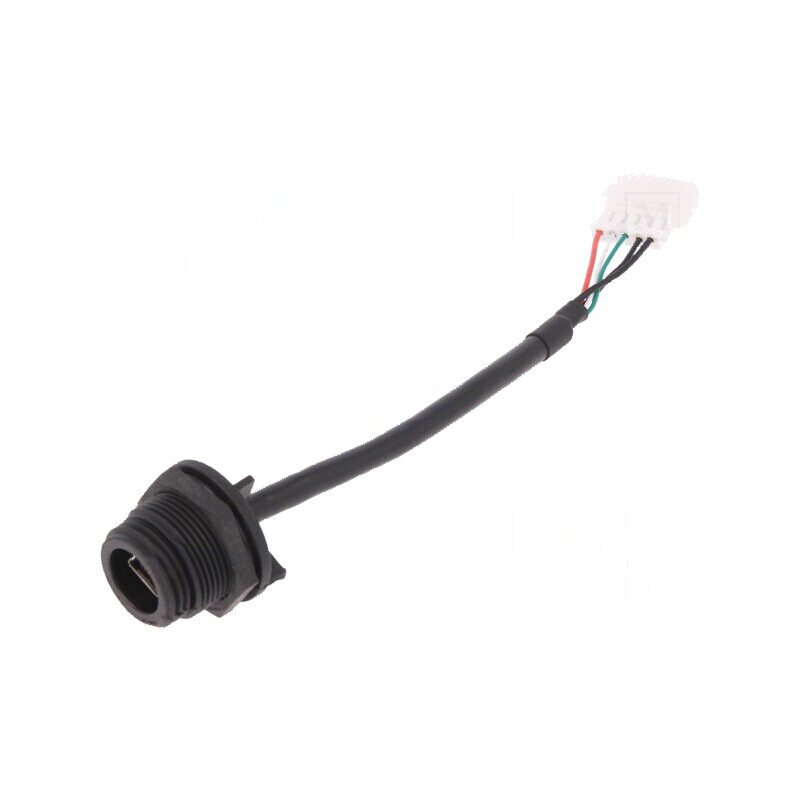 Cablu USB mini IP68 0,107m | Electronic-mag.ro | Componente Electronice