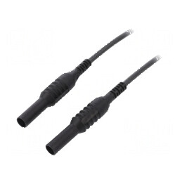 Cablu de măsurare 1kVDC 10A 1,5m negru | Electronic-mag.ro | Componente Electronice