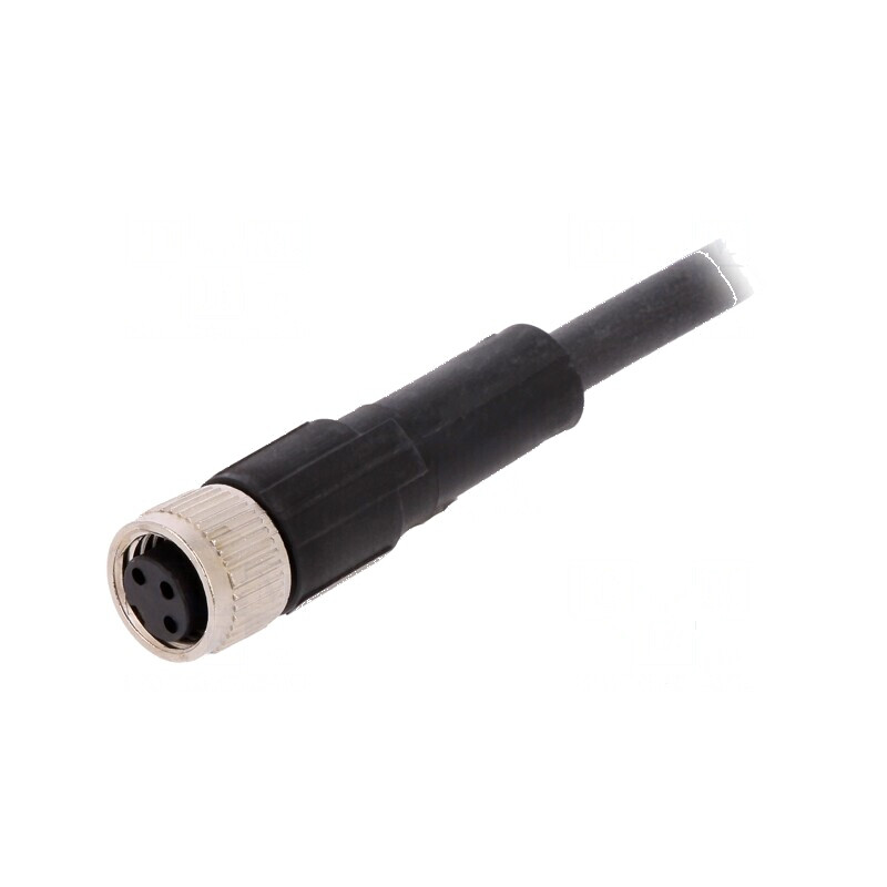 Cablu de conectare M8 PIN: 3 drept 2m | Electronic-mag.ro | Componente Electronice