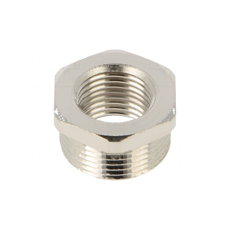 Adaptor filet M16 la PG16 din alamă | Electronic-mag.ro | Componente Electronice