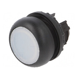 Comutator acţionat prin apăsare 22mm Alb IP67 | Electronic-mag.ro | Componente Electronice